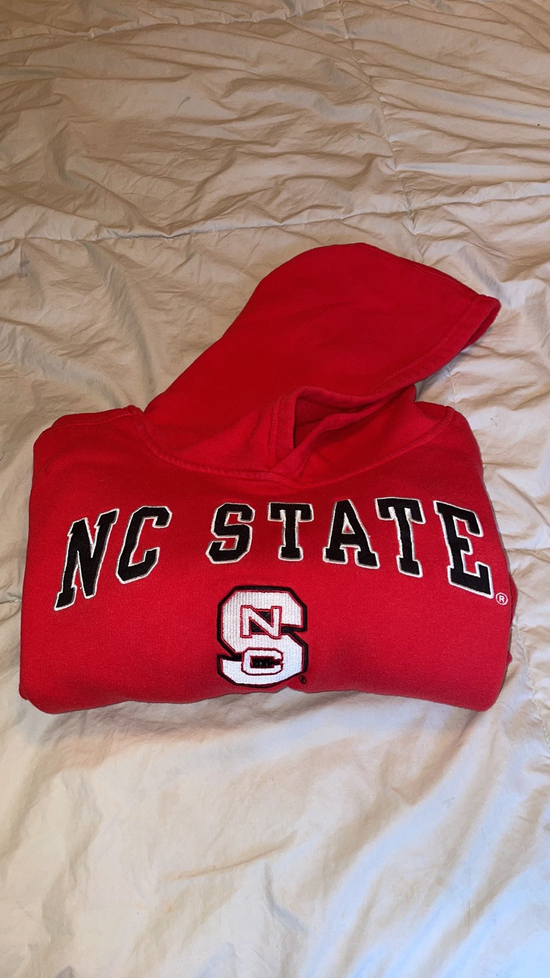 NC State Classic Red Hoodie Size Small 