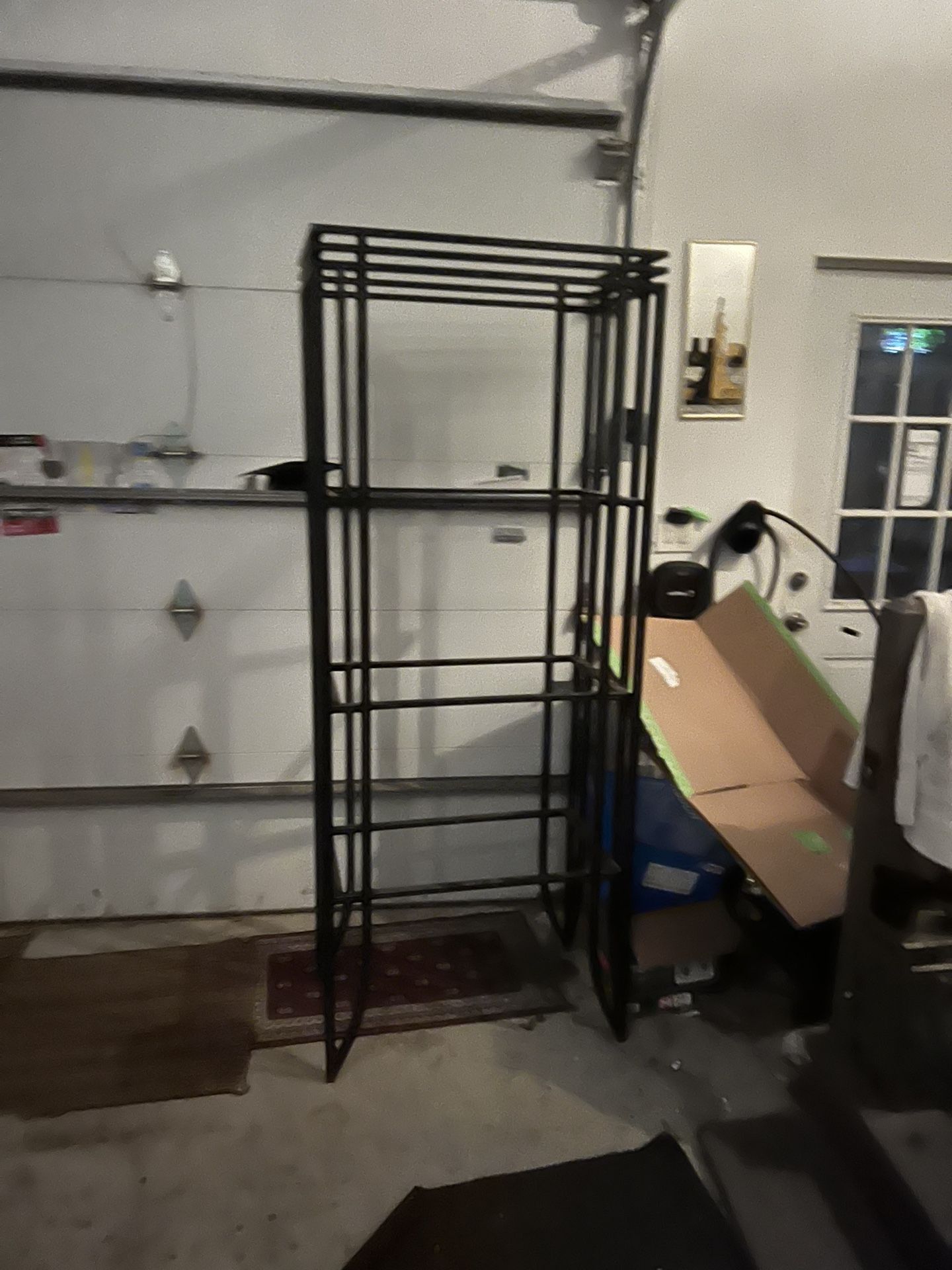 Black Metal Rack Shelves