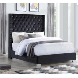 Diamond Tufted Queen Bed frame 