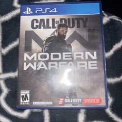 Modern Wafare (ps4)