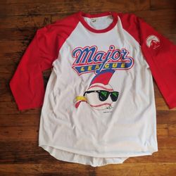 Vintage Movie Tshirt Major League Size Large VHS Promo 