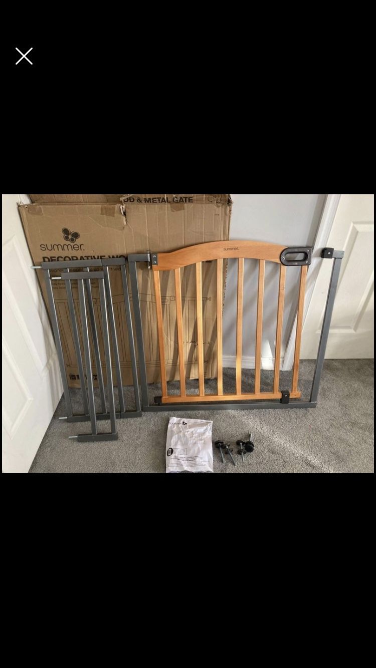 Baby Gate Wood And Metal