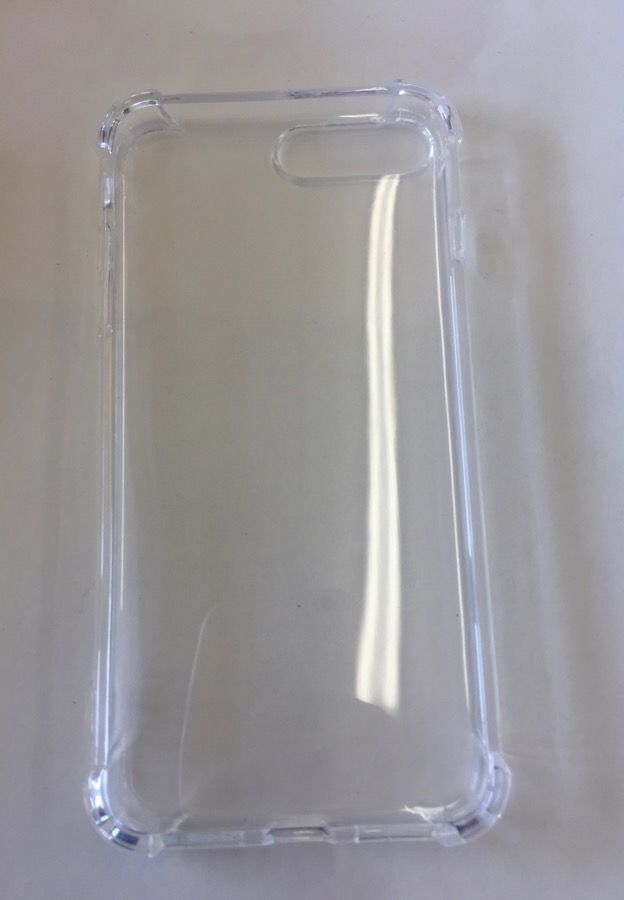iPhone 7 Plus Case,iPhone 8 Plus Case,CLONG iPhone 7 Plus/8 Plus Crystal Clear Shockproof Protective Cover Transparent Soft TPU Gel Cases for Apple i
