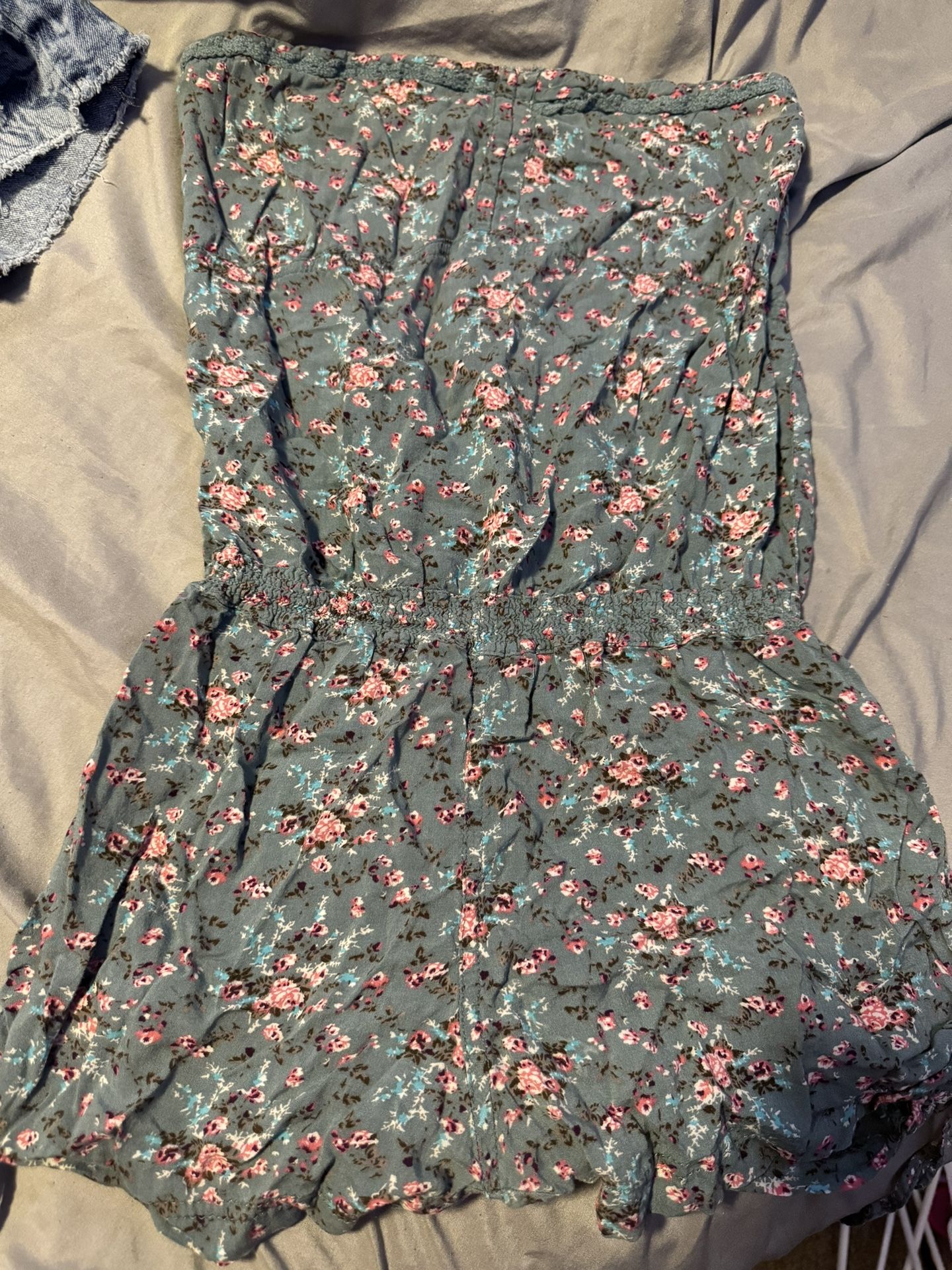 Strapless Romper