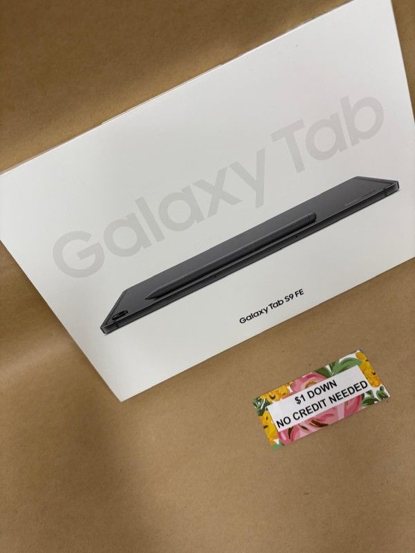 Samsung Galaxy Tab S9 FE Tablet New - Pay $1 today and pay the rest later -