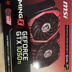 MSI Computer Video Graphic Cards GeForce GTX 1050 TI GAMING X 4G, 4GB