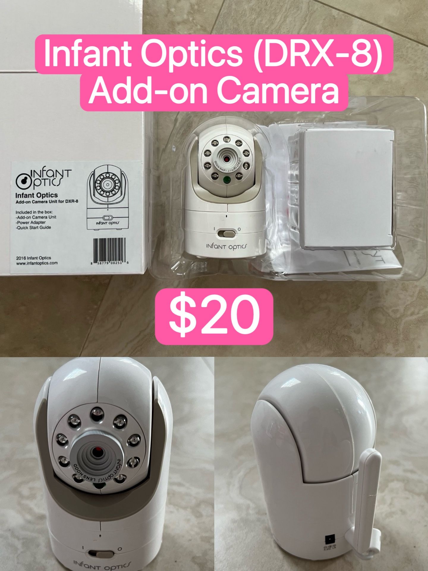 Infant Optics Add-on Camera (DRX-8)