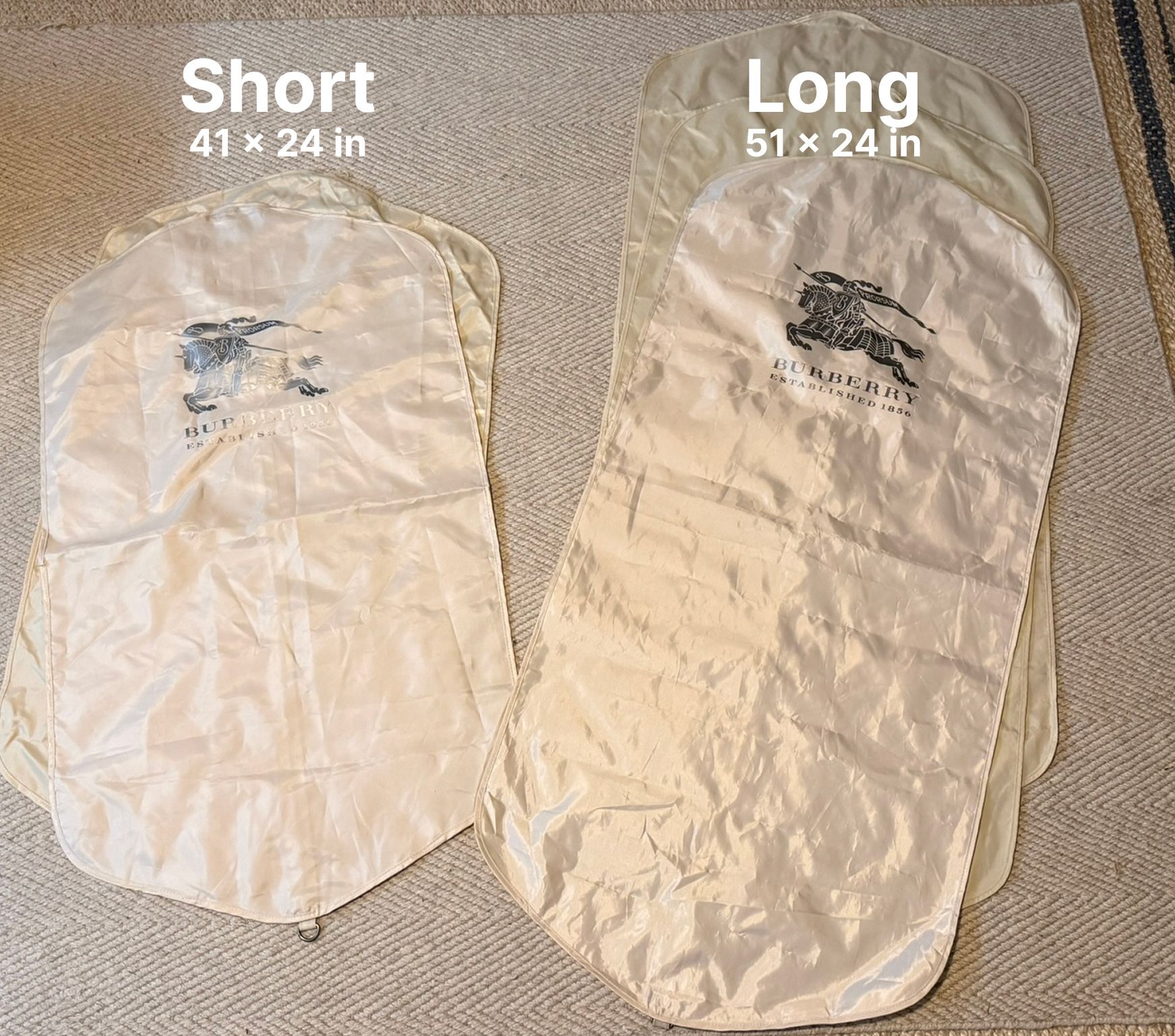 Burberry Garment Bags 