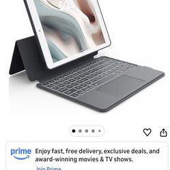 CHESONA Rugged Keyboard Case for iPad 9th 2022/8th/7th Generation, Magnetic Detachable Case, Premium Trackpad, 15-180 Adjustable Stand, Portrait/Lands