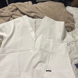 White Shirt Scrub 