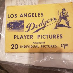 Vintage Los Angeles Dodgers Player Cards