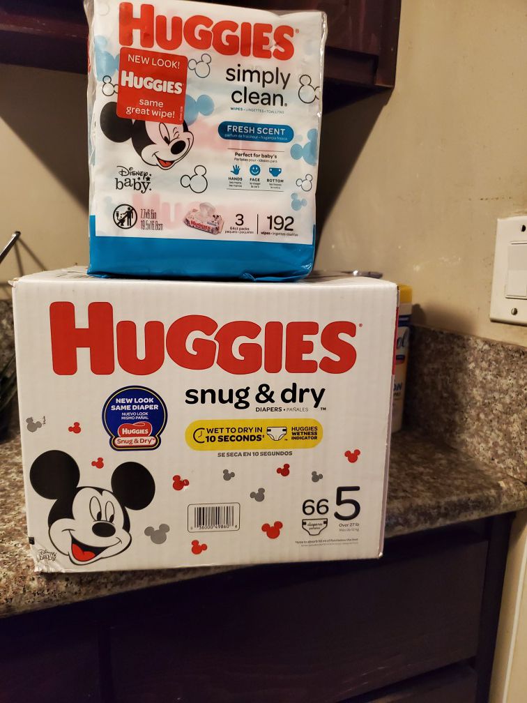 Huggies Snug And Dry Bundle Size 5