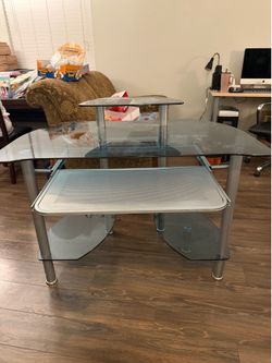 Glass Desk