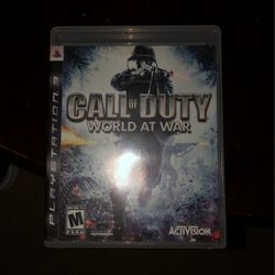 Call Of Duty World At War (ps3) PlayStation 3