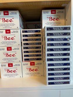 🔥 300 BLUE BEE USPCC PLAYING CARD DECKS — NEW & SEALED 🔥