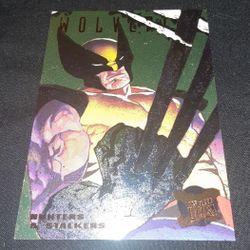 🔥⚡1995 Fleer Ultra Marvel Wolverine GOLD chase Hunters and Stalkers Limited Edition!