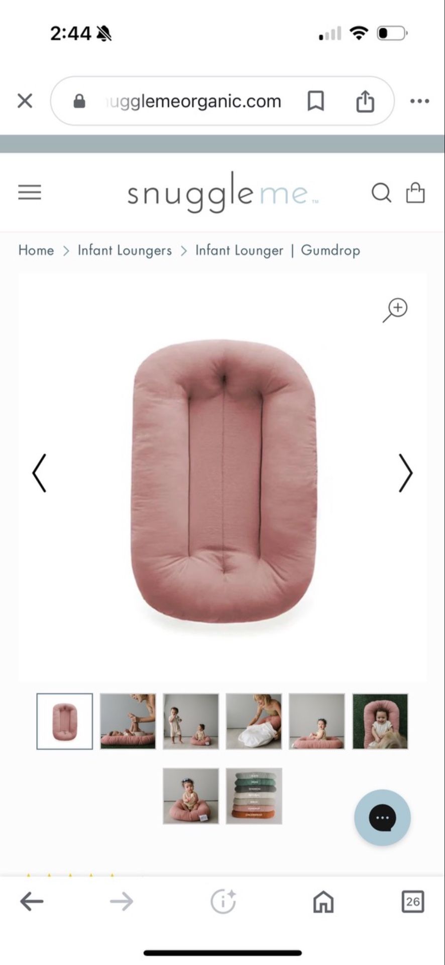 Snuggle Me Organic Lounger