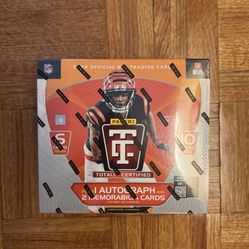 NFL TOTALLY CERTIFIED FOOTBALL HOBBY BOX