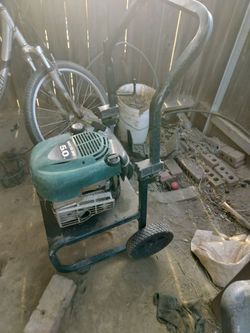 Pressure washer gas power