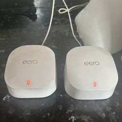 Amazon eero 6+ mesh wifi router Supports internet plans up to a Gigabit, Coverage up to 1,500 sq