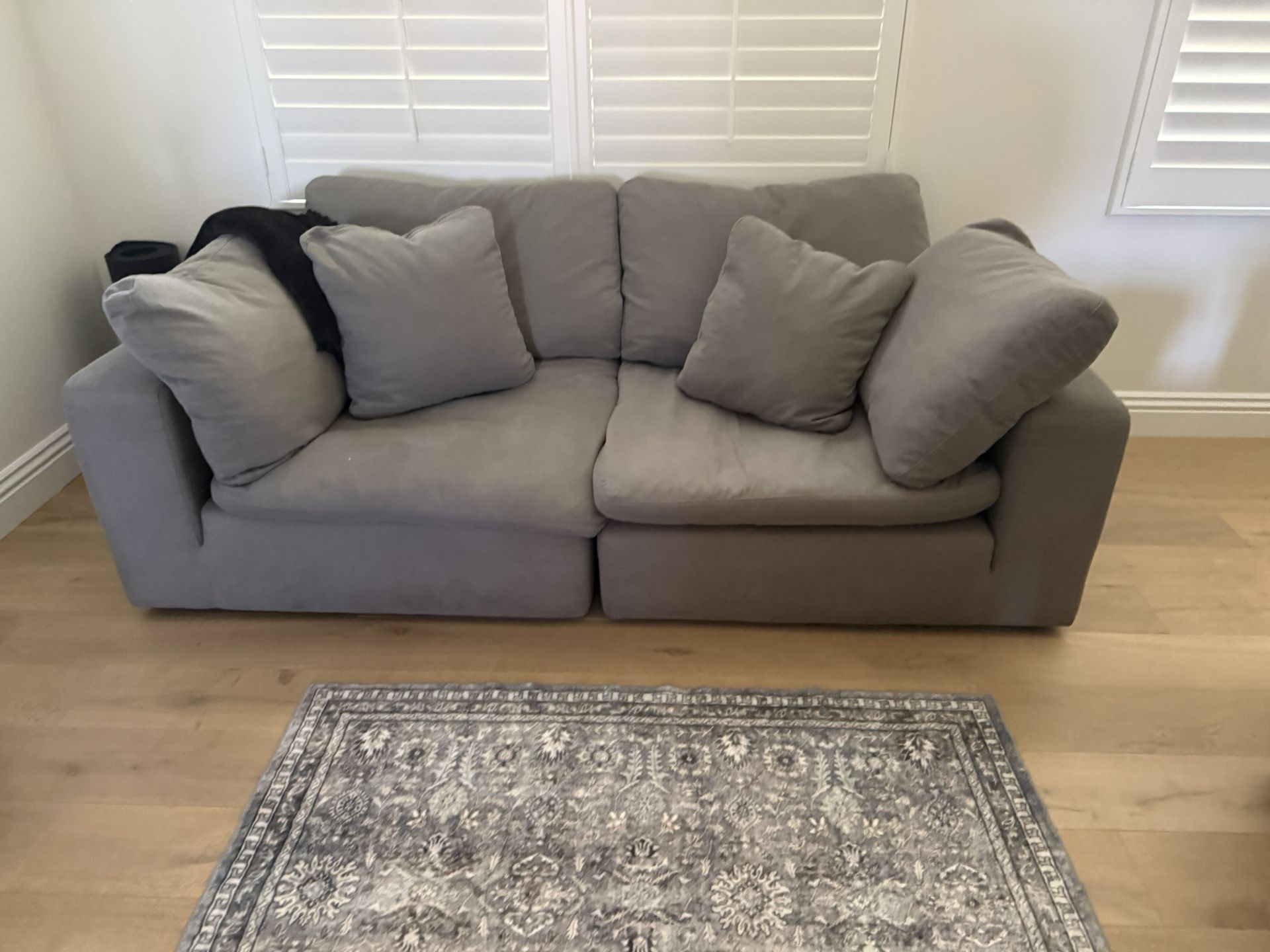 Grey Cloud Couch 