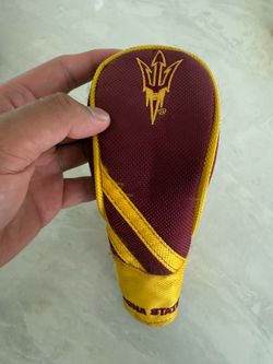 Used - Like New ASU - Arizona State University Golf Hybrid Cover - fork ‘ em sparky