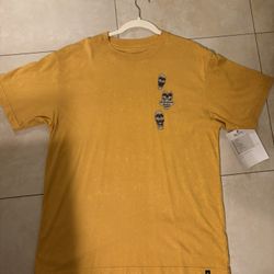 New Cool Yellow Medium Dc Shirt
