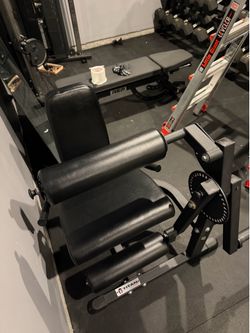 Leg extension/ hamstring curl machine
