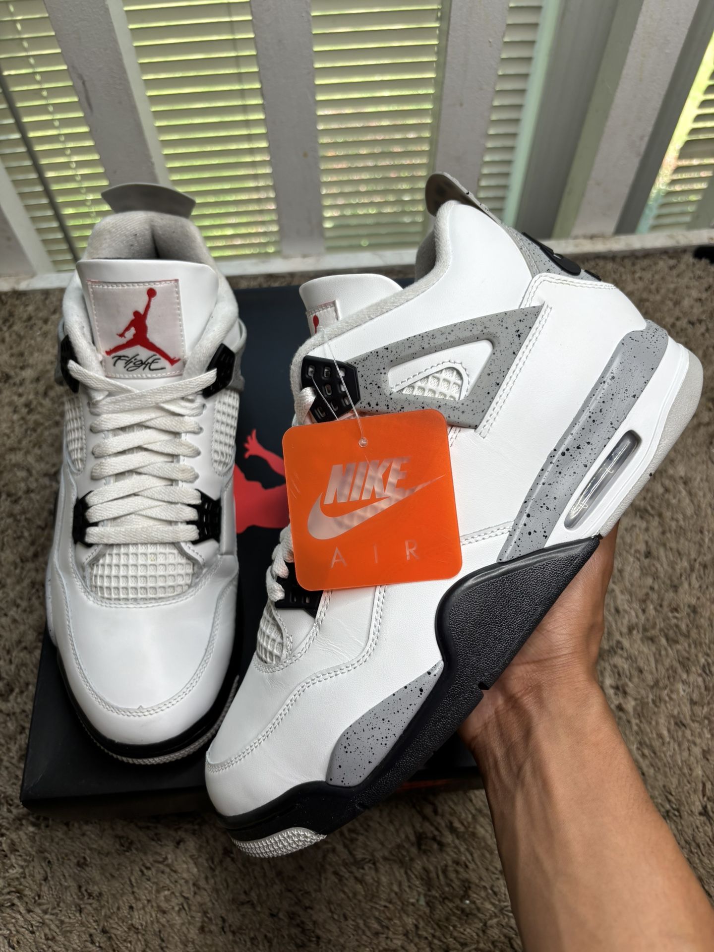 2025 Air Jordan 4 Retro OG White Cement