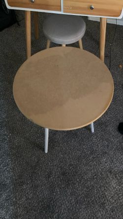 Simple Three Legged Small Table.