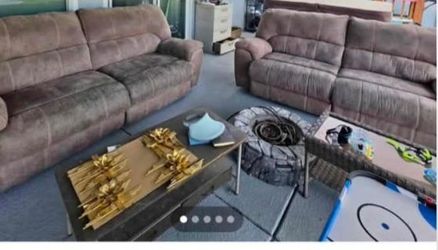 2 couches been cleaned need professional cleaning though
