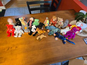 47 Beanie Babies $3 each