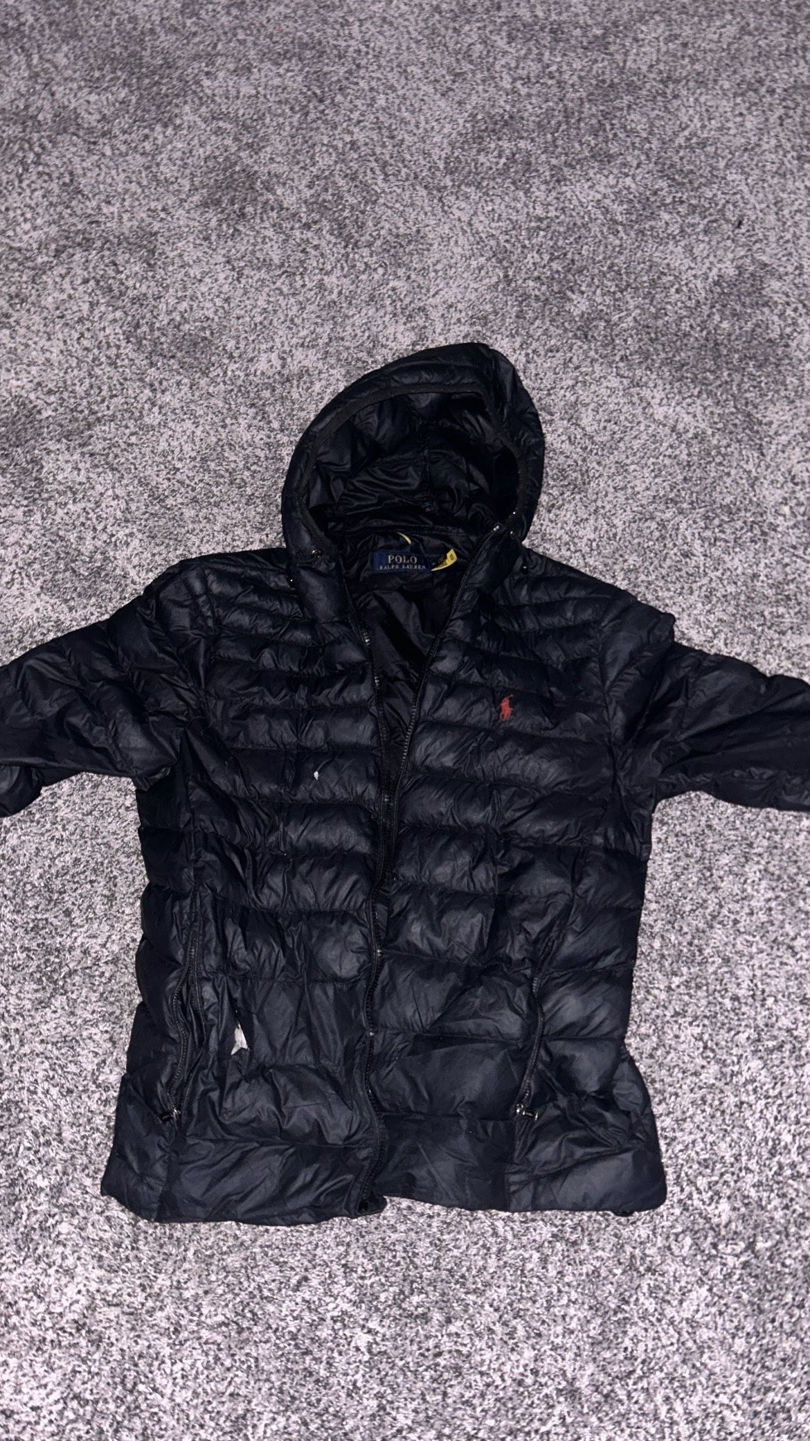 Polo Puffer Jacket Hole And Zipper Issue