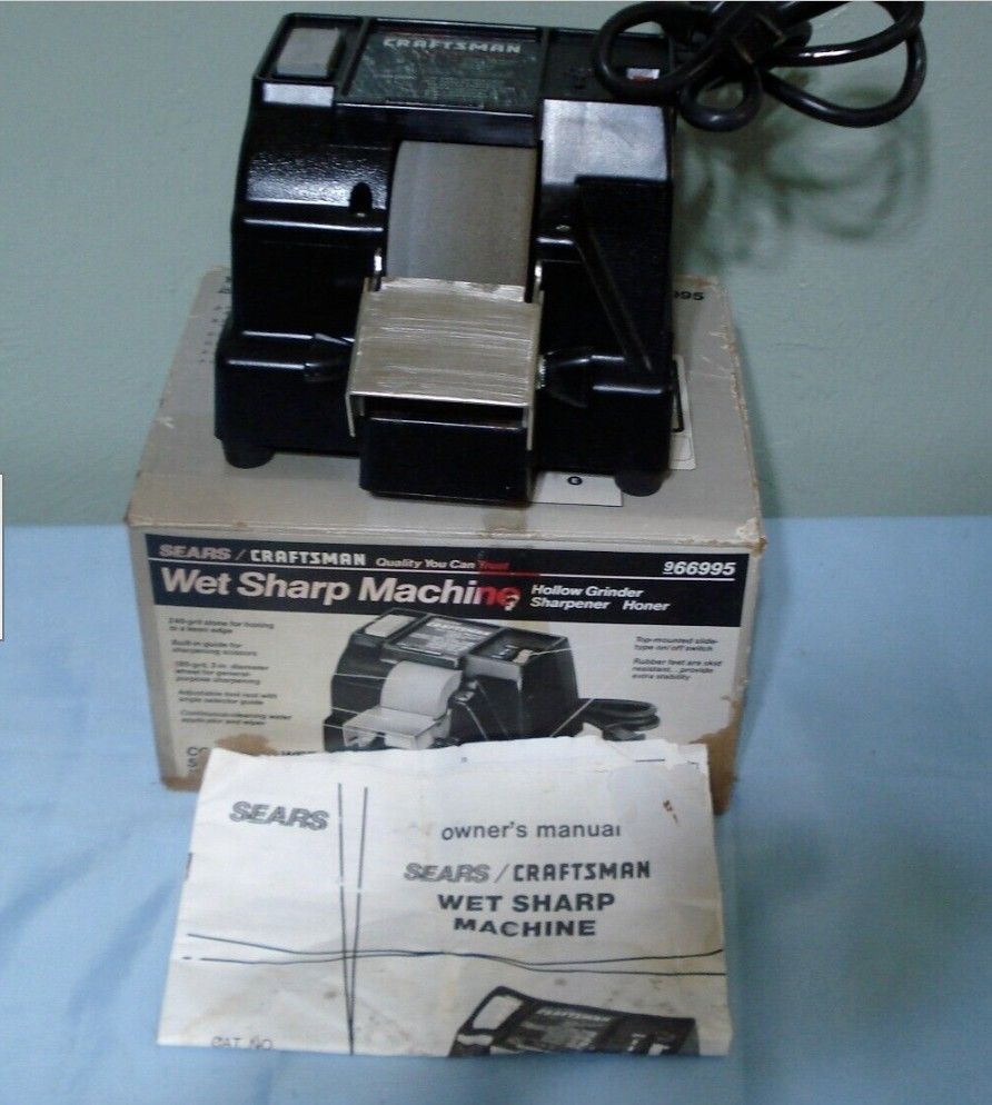 Sears-Craftsman wet sharp machine 66995 grinder-wet hone sharpening