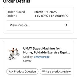 Squat Machine $50