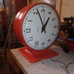 Two Sided 14 In Simplex Clock Works Exel