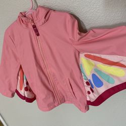 Butterfly Toddler Rain Jacket