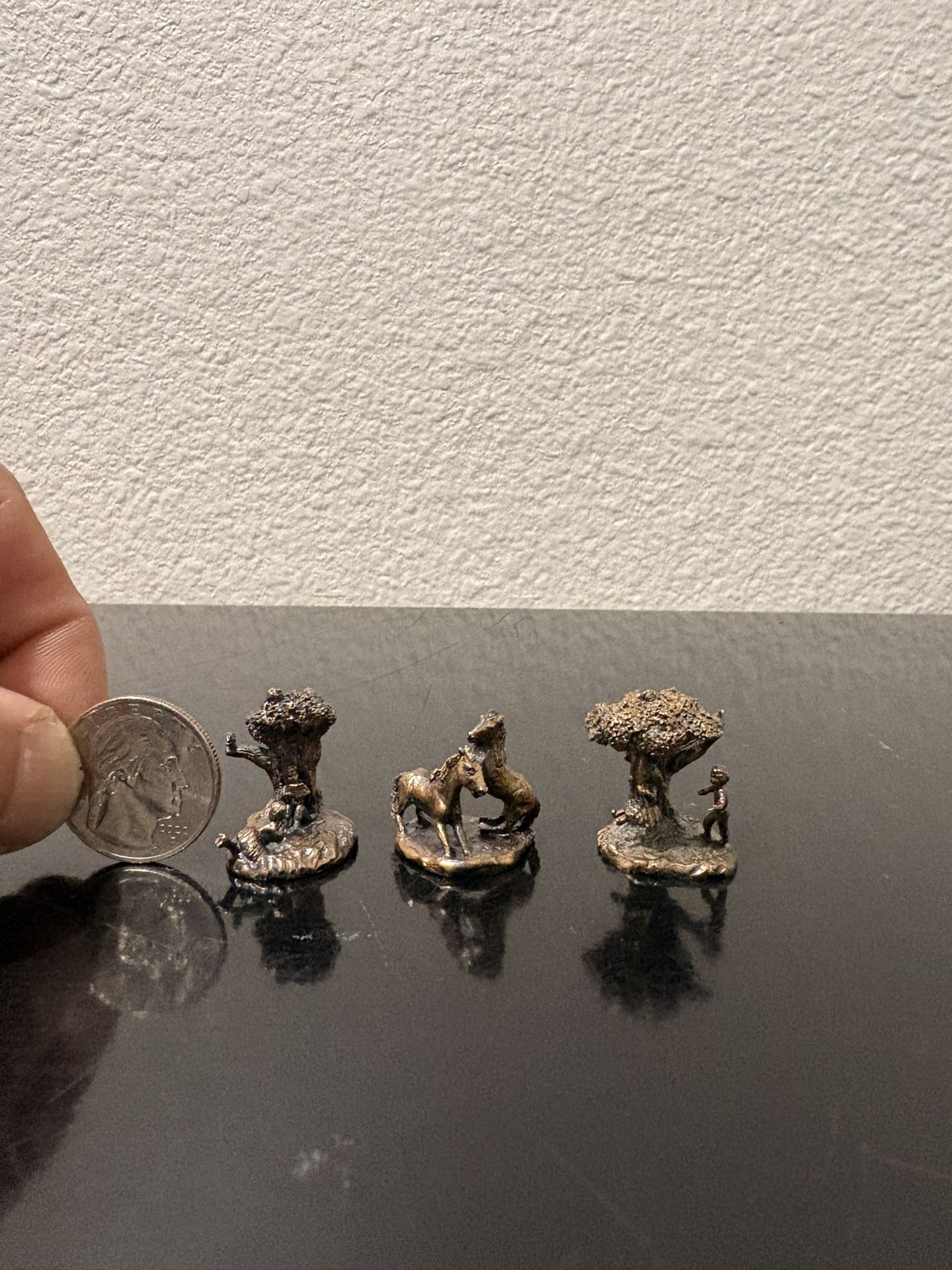 Paul Geffre Mini Bronze Sculptures 