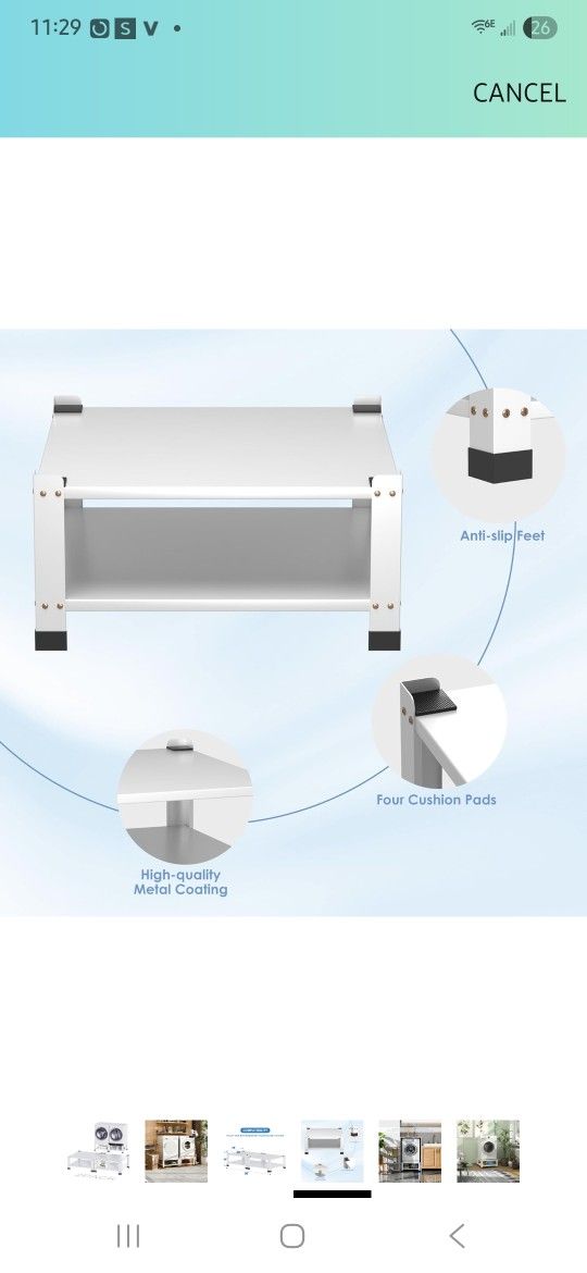 Washer/Dryer Pedestal