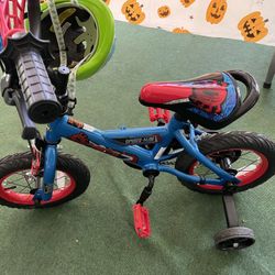 Spiderman Toddler Bike With Training Wheels 