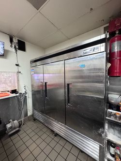 Turbo Air 3 Door Refrigerator