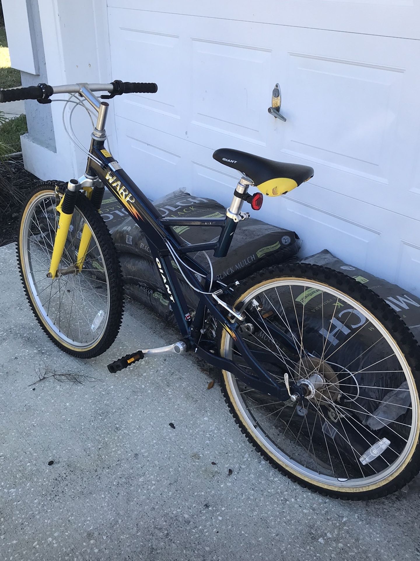 Vintage 1998 GIANT WARP DS-ONE MOUNTAIN BIKE FRAME for Sale in
