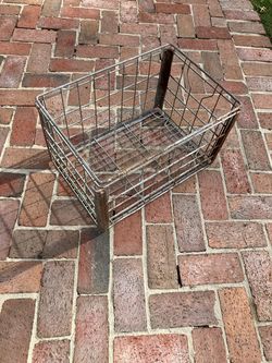 metal dairy crate, pick up only