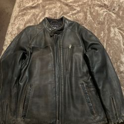Gap Leather motorcycle Jack