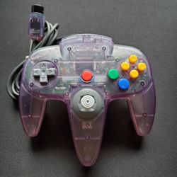 Great Condition Atomic Purple OEM Nintendo 64 N64 Controller