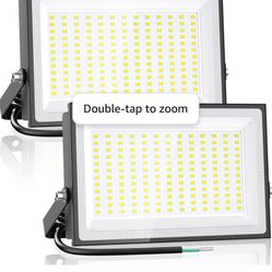 Onforu 200W LED Flood Light Outdoor, 18000LM Bright Security Light, IP66 Waterproof Outdoor LED Lights, 6500K Daylight White Floodlight for Garage, Ya