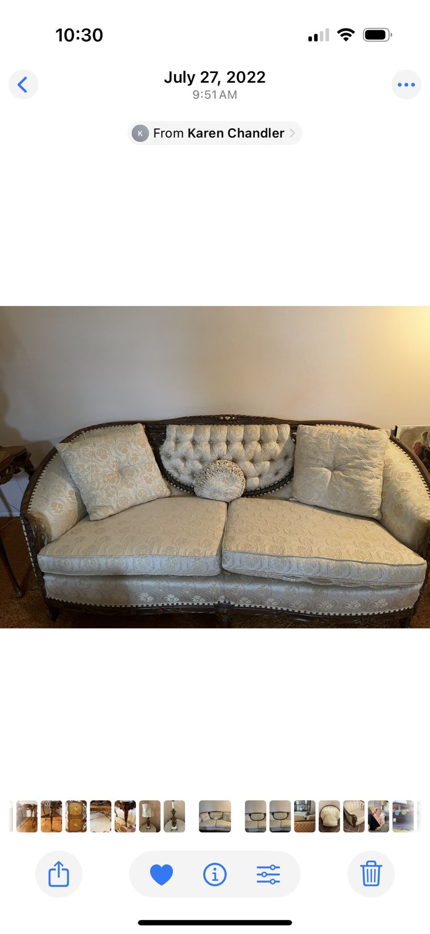 Antique Italian Sofa