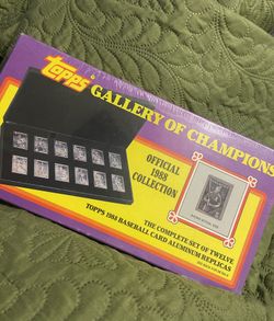 1988 Topps Baseball Card Aluminum Replicas 