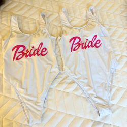 Barbie “Bride” One Piece White Swimsuit - Bridal, Bachelorette Party (Never Been Worn) $20 For One Of $30 For Both OBO