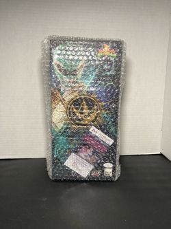 Three Zero Green Ranger signed by Jason David Frank